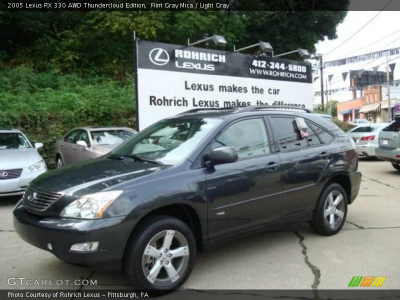 Flint Gray Mica / Light Gray 2005 Lexus RX 330 AWD Thundercloud Edition