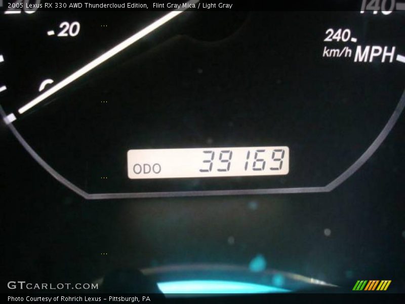 Flint Gray Mica / Light Gray 2005 Lexus RX 330 AWD Thundercloud Edition