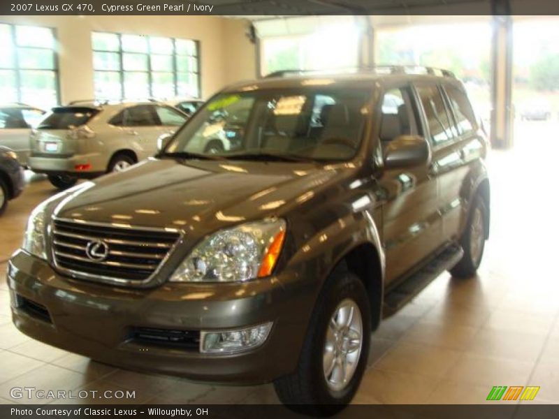 Cypress Green Pearl / Ivory 2007 Lexus GX 470