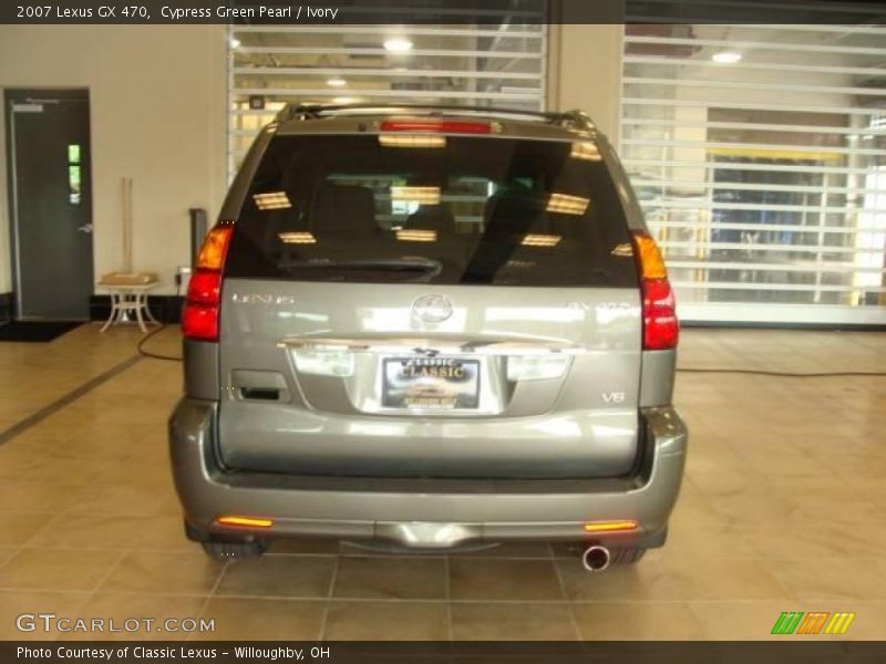 Cypress Green Pearl / Ivory 2007 Lexus GX 470