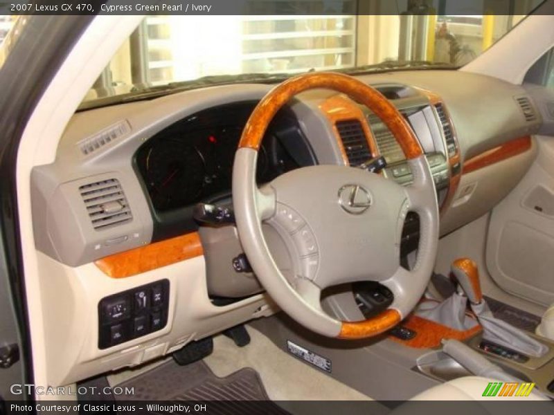 Cypress Green Pearl / Ivory 2007 Lexus GX 470