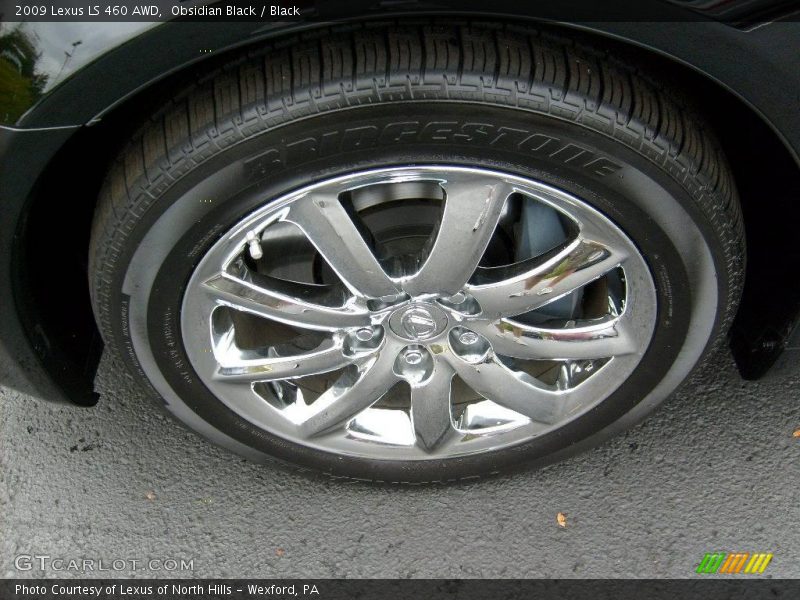 Obsidian Black / Black 2009 Lexus LS 460 AWD