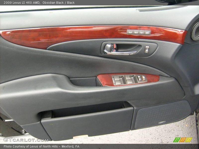 Obsidian Black / Black 2009 Lexus LS 460 AWD