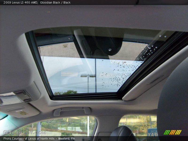 Obsidian Black / Black 2009 Lexus LS 460 AWD