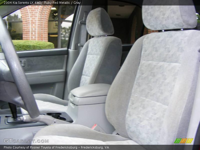 Ruby Red Metallic / Gray 2004 Kia Sorento LX 4WD