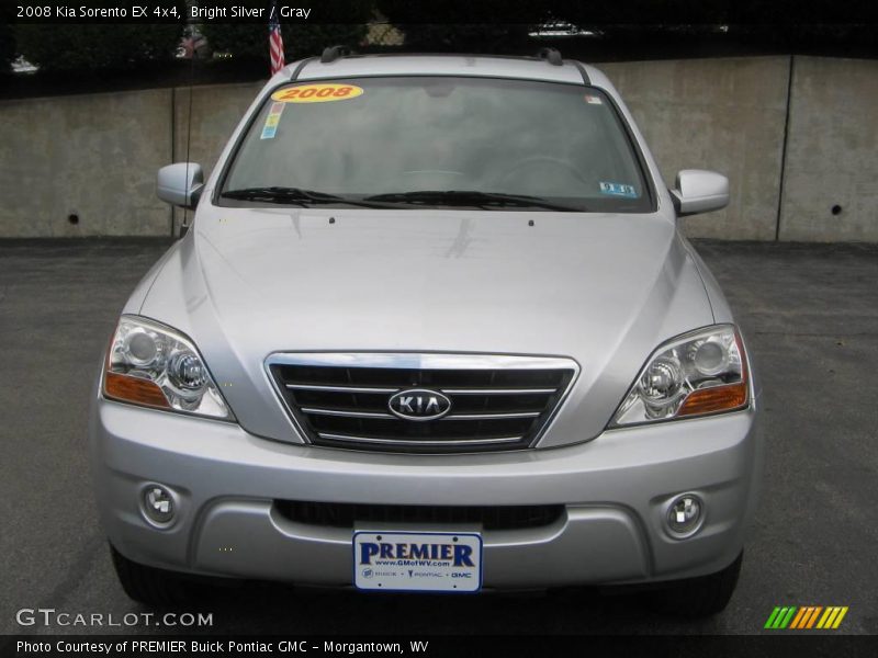 Bright Silver / Gray 2008 Kia Sorento EX 4x4