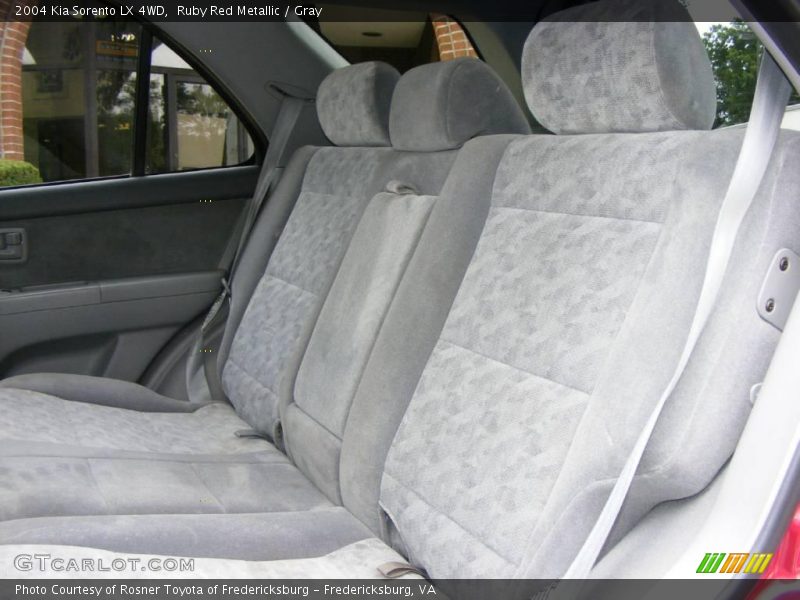Ruby Red Metallic / Gray 2004 Kia Sorento LX 4WD