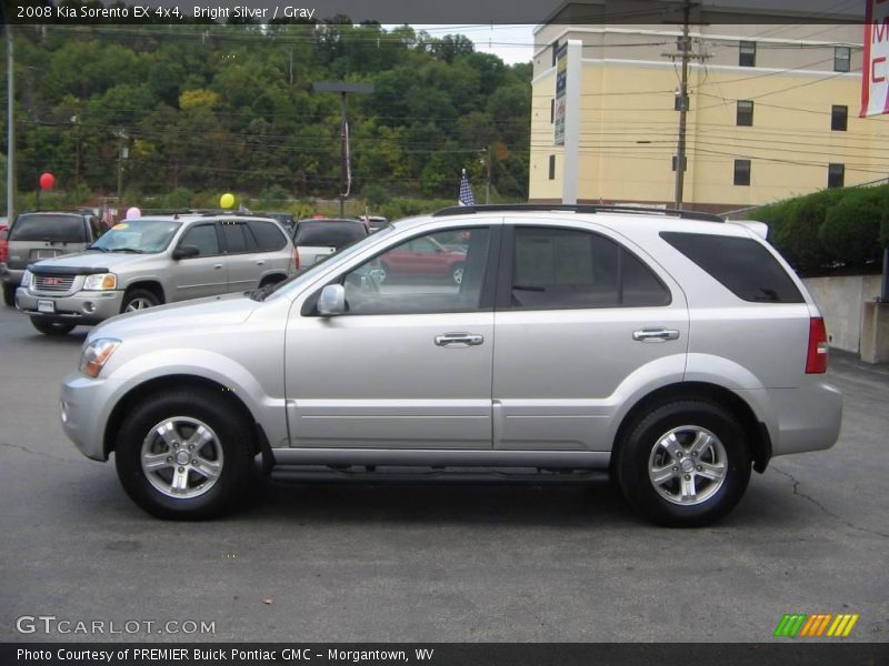 Bright Silver / Gray 2008 Kia Sorento EX 4x4