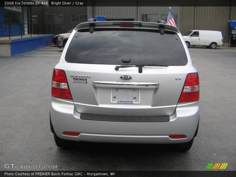Bright Silver / Gray 2008 Kia Sorento EX 4x4