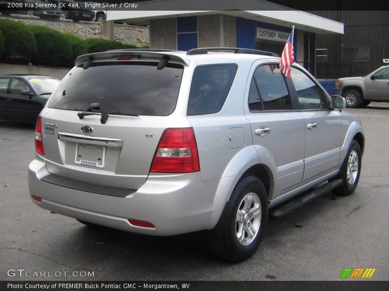 Bright Silver / Gray 2008 Kia Sorento EX 4x4