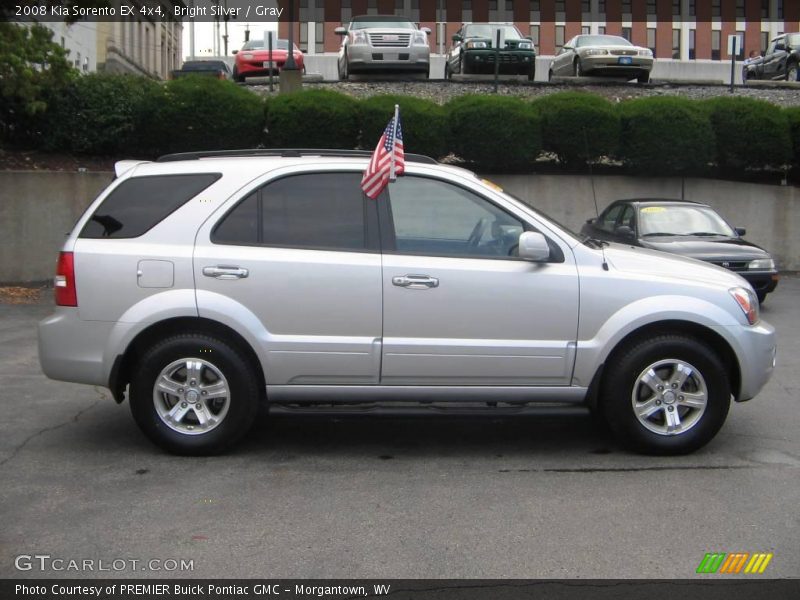 Bright Silver / Gray 2008 Kia Sorento EX 4x4