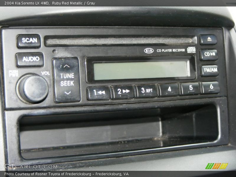 Ruby Red Metallic / Gray 2004 Kia Sorento LX 4WD