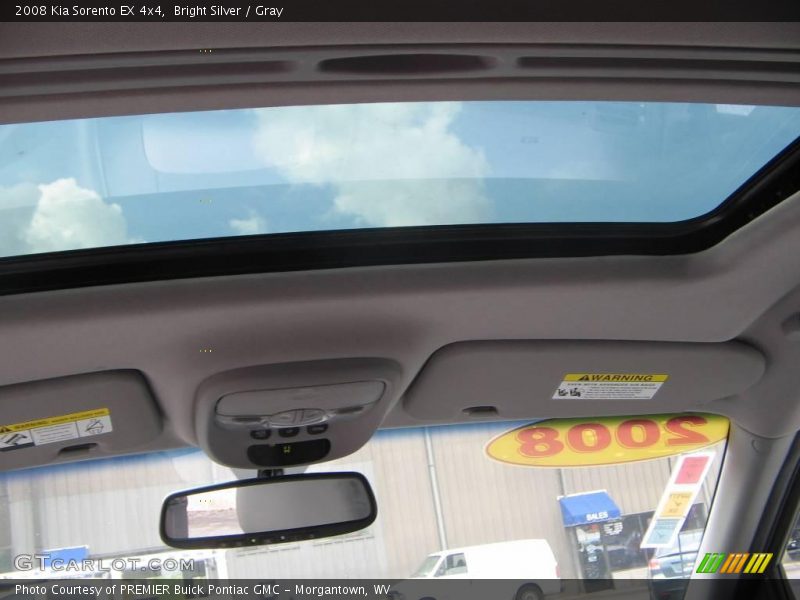 Bright Silver / Gray 2008 Kia Sorento EX 4x4