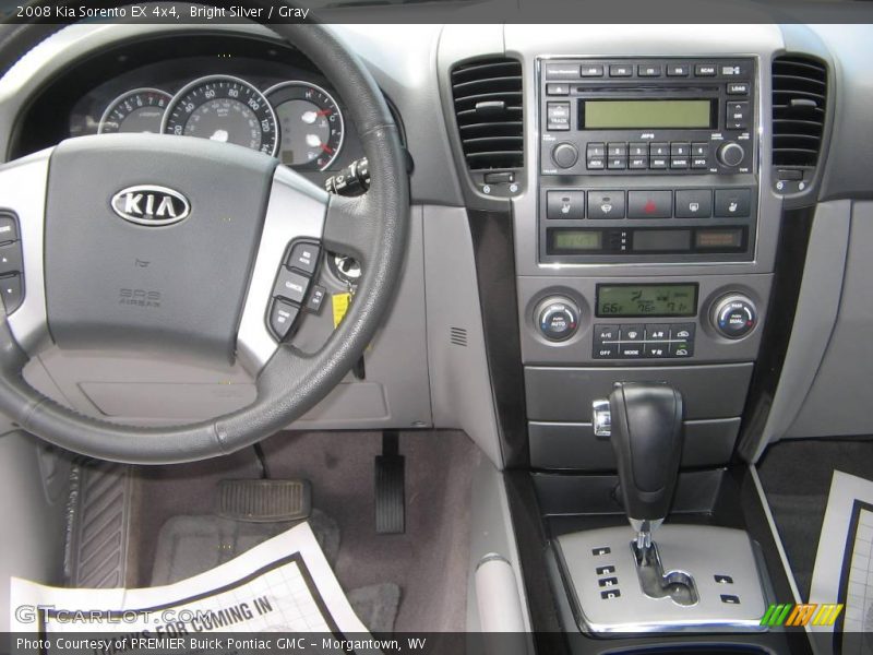 Bright Silver / Gray 2008 Kia Sorento EX 4x4