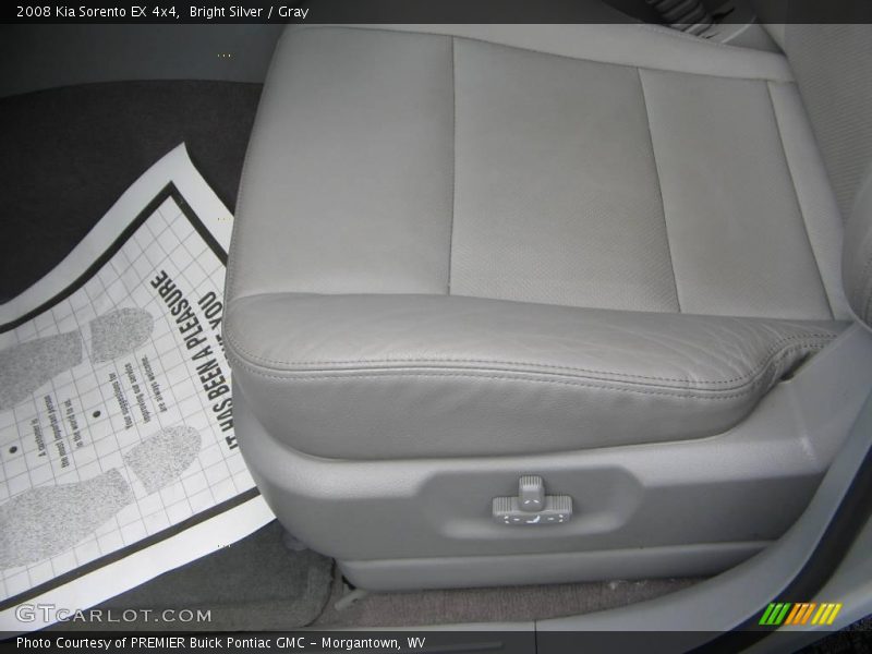 Bright Silver / Gray 2008 Kia Sorento EX 4x4