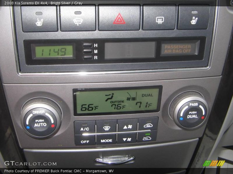 Bright Silver / Gray 2008 Kia Sorento EX 4x4