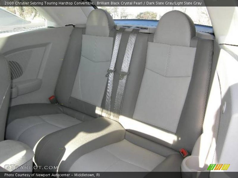Brilliant Black Crystal Pearl / Dark Slate Gray/Light Slate Gray 2008 Chrysler Sebring Touring Hardtop Convertible