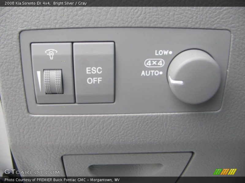 Bright Silver / Gray 2008 Kia Sorento EX 4x4