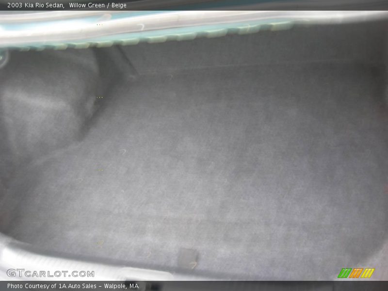 Willow Green / Beige 2003 Kia Rio Sedan