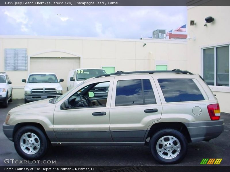 Champagne Pearl / Camel 1999 Jeep Grand Cherokee Laredo 4x4