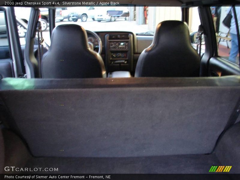 Silverstone Metallic / Agate Black 2000 Jeep Cherokee Sport 4x4