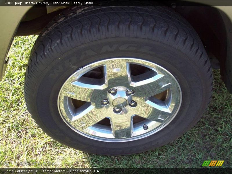 Dark Khaki Pearl / Khaki 2006 Jeep Liberty Limited