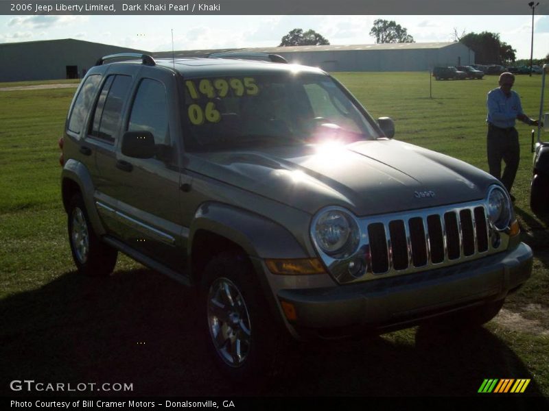 Dark Khaki Pearl / Khaki 2006 Jeep Liberty Limited