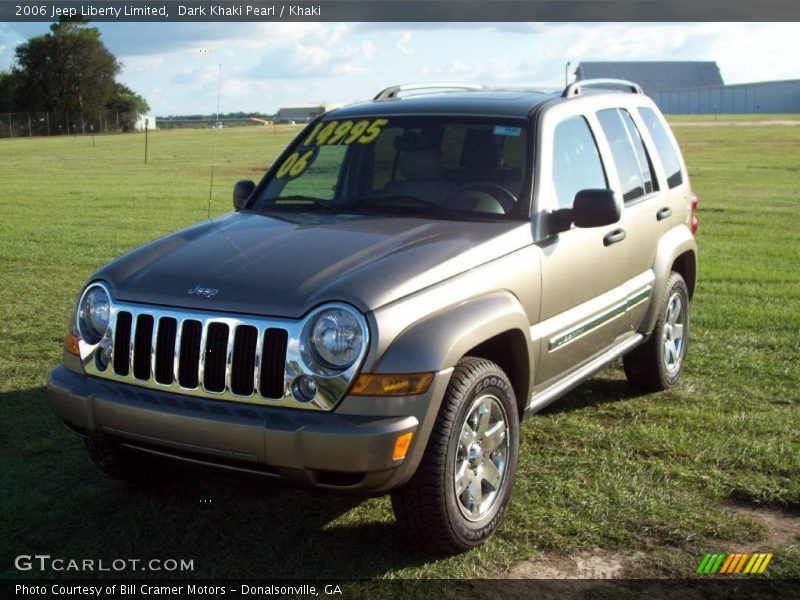 Dark Khaki Pearl / Khaki 2006 Jeep Liberty Limited