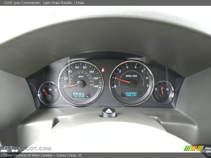 Light Khaki Metallic / Khaki 2006 Jeep Commander