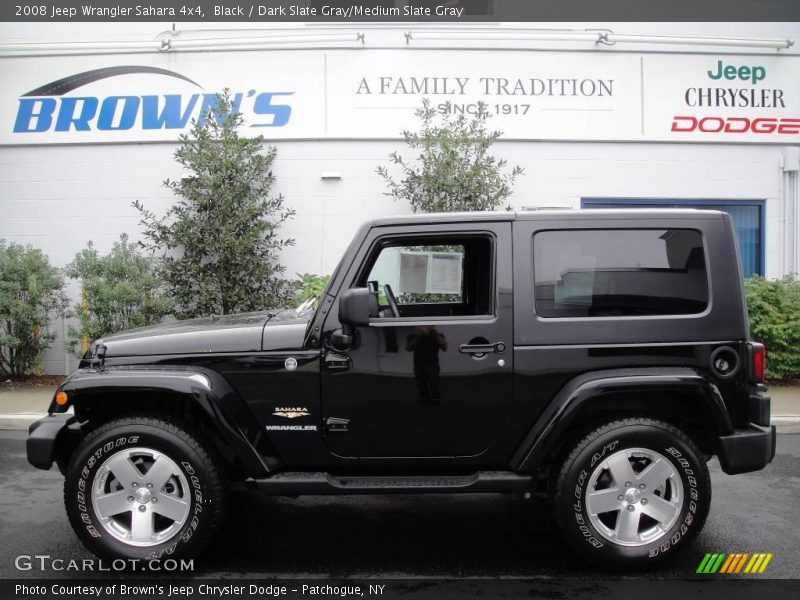 Black / Dark Slate Gray/Medium Slate Gray 2008 Jeep Wrangler Sahara 4x4