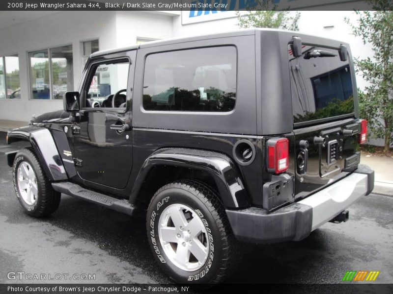 Black / Dark Slate Gray/Medium Slate Gray 2008 Jeep Wrangler Sahara 4x4