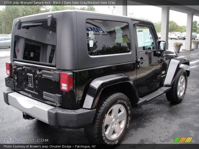 Black / Dark Slate Gray/Medium Slate Gray 2008 Jeep Wrangler Sahara 4x4