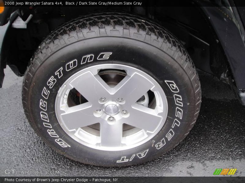 Black / Dark Slate Gray/Medium Slate Gray 2008 Jeep Wrangler Sahara 4x4