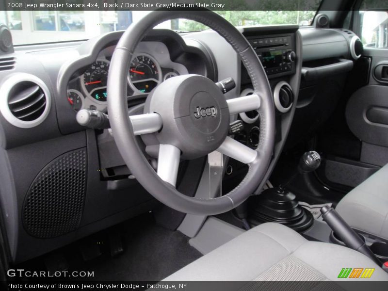 Black / Dark Slate Gray/Medium Slate Gray 2008 Jeep Wrangler Sahara 4x4