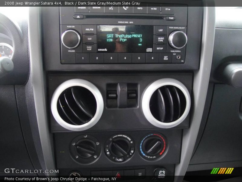 Black / Dark Slate Gray/Medium Slate Gray 2008 Jeep Wrangler Sahara 4x4