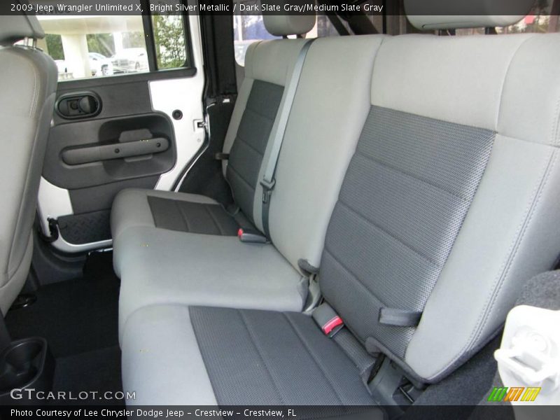 Bright Silver Metallic / Dark Slate Gray/Medium Slate Gray 2009 Jeep Wrangler Unlimited X