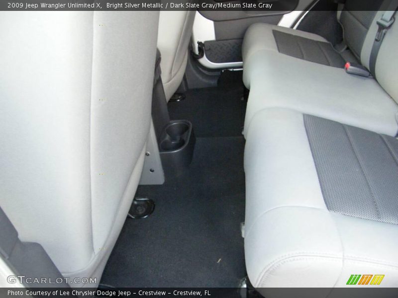 Bright Silver Metallic / Dark Slate Gray/Medium Slate Gray 2009 Jeep Wrangler Unlimited X
