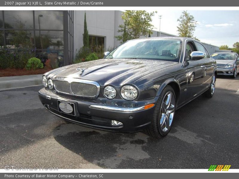 Slate Grey Metallic / Dove/Granite 2007 Jaguar XJ XJ8 L