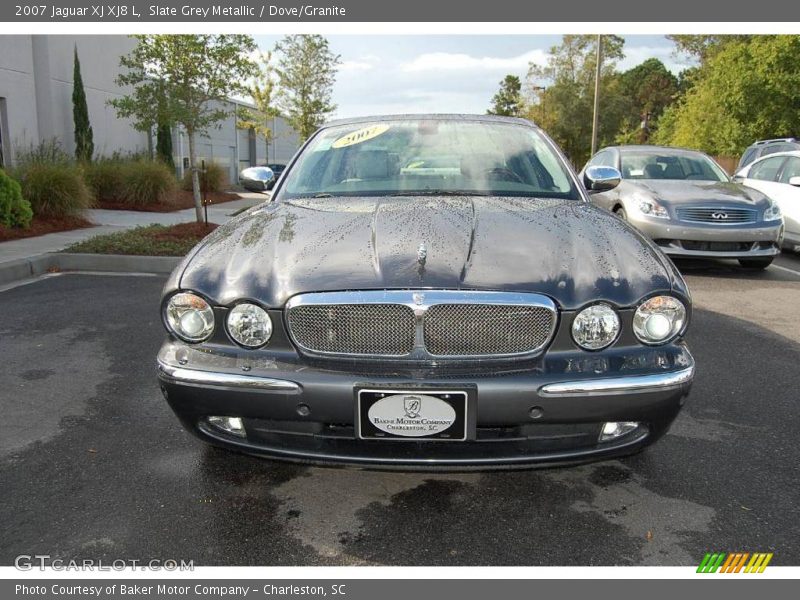Slate Grey Metallic / Dove/Granite 2007 Jaguar XJ XJ8 L