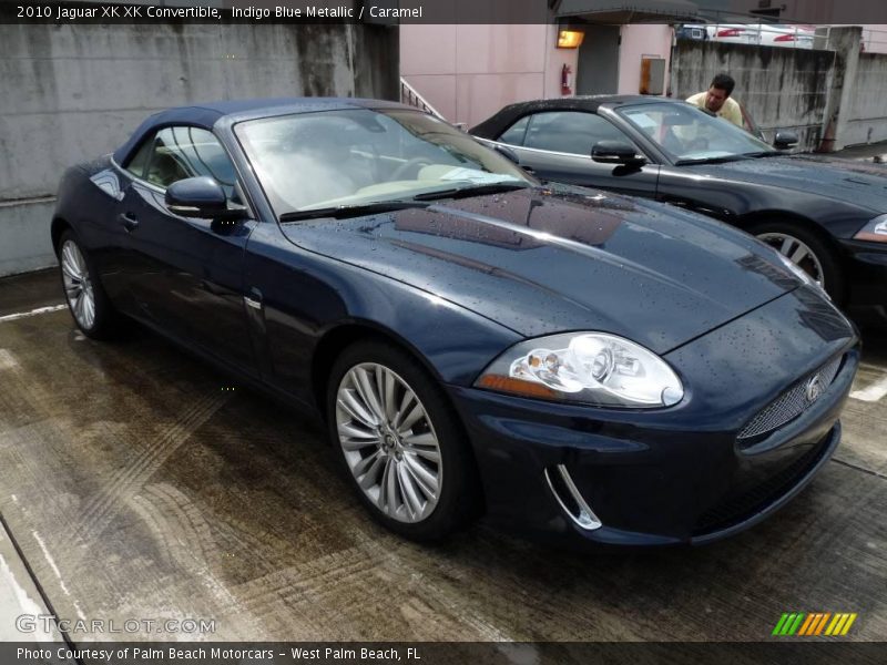 Indigo Blue Metallic / Caramel 2010 Jaguar XK XK Convertible