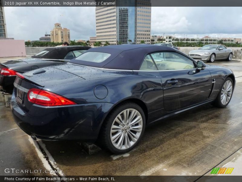 Indigo Blue Metallic / Caramel 2010 Jaguar XK XK Convertible