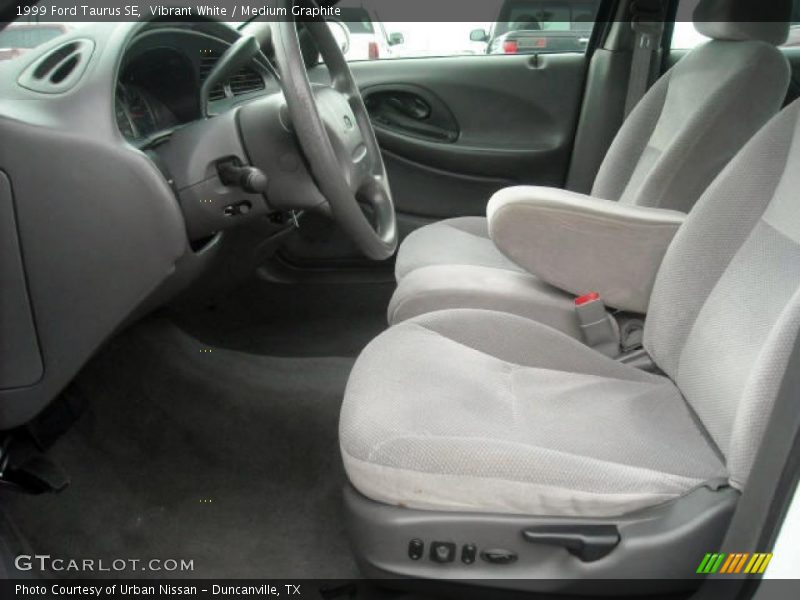 Vibrant White / Medium Graphite 1999 Ford Taurus SE