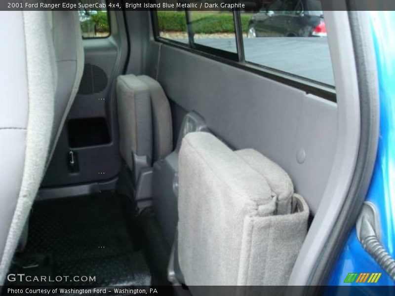 Bright Island Blue Metallic / Dark Graphite 2001 Ford Ranger Edge SuperCab 4x4