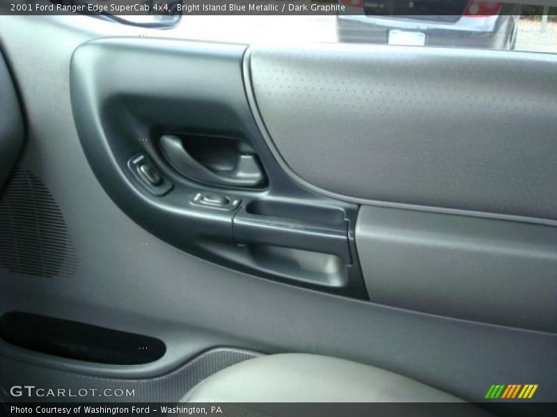 Bright Island Blue Metallic / Dark Graphite 2001 Ford Ranger Edge SuperCab 4x4