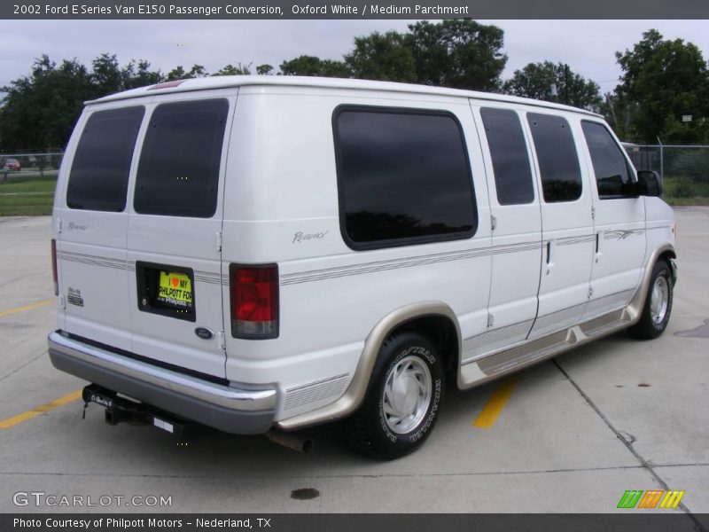 Oxford White / Medium Parchment 2002 Ford E Series Van E150 Passenger Conversion