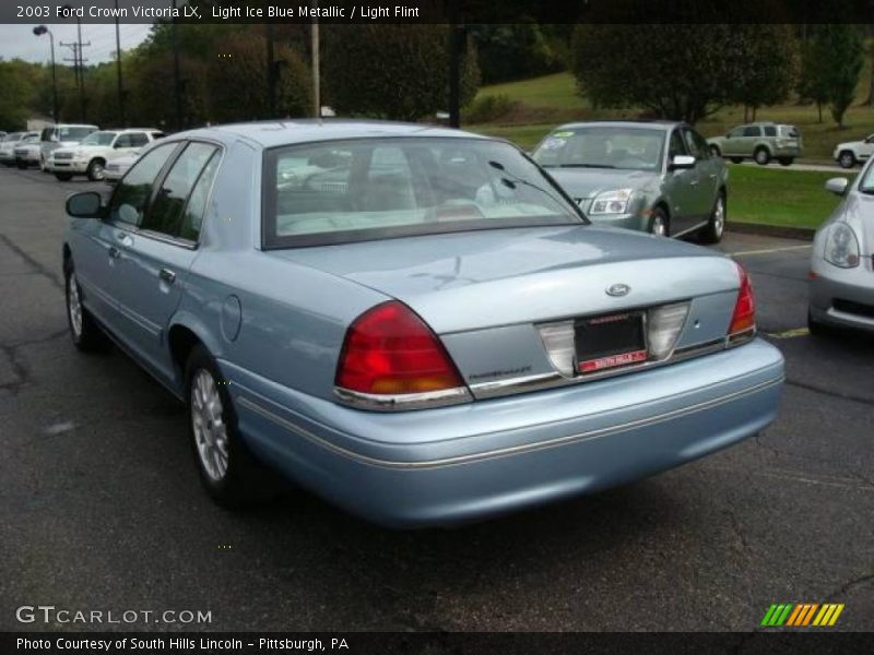 Light Ice Blue Metallic / Light Flint 2003 Ford Crown Victoria LX