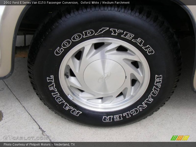 Oxford White / Medium Parchment 2002 Ford E Series Van E150 Passenger Conversion