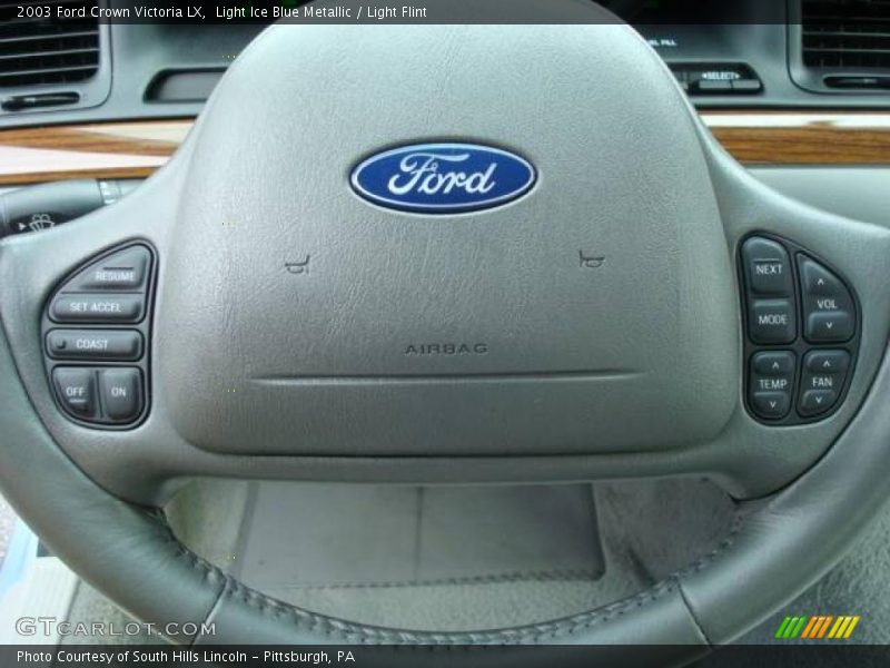 Light Ice Blue Metallic / Light Flint 2003 Ford Crown Victoria LX