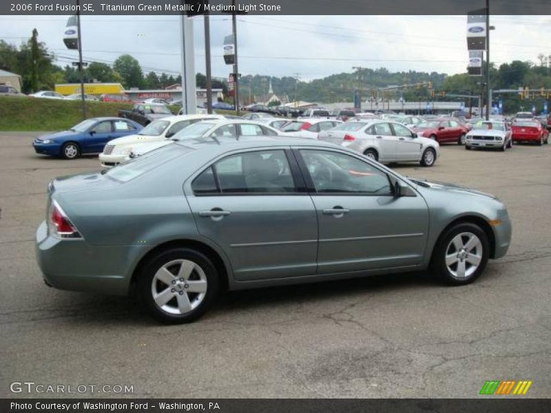 Titanium Green Metallic / Medium Light Stone 2006 Ford Fusion SE