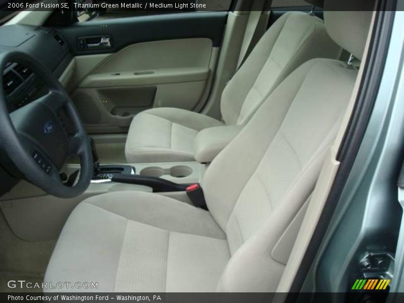 Titanium Green Metallic / Medium Light Stone 2006 Ford Fusion SE